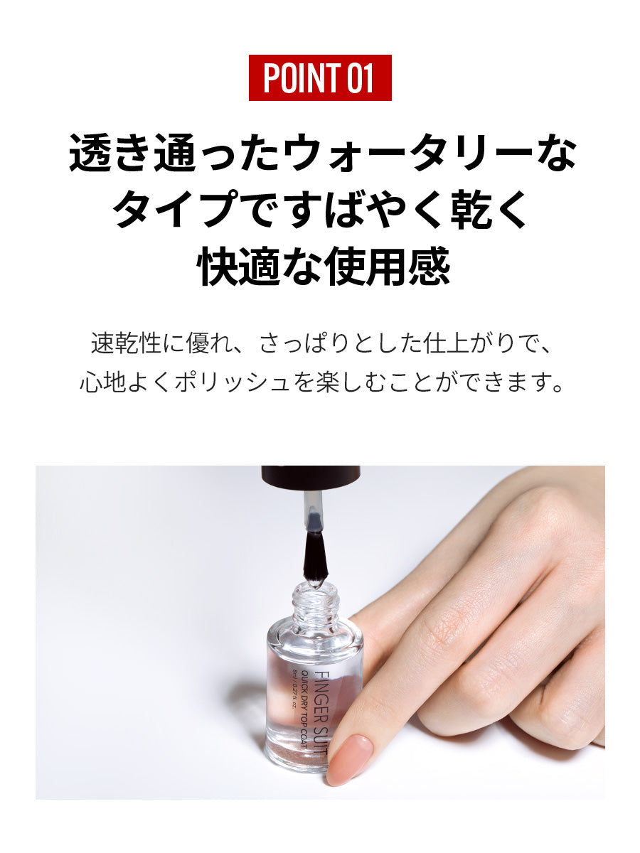 FINGER SUIT クイックドライトップコート