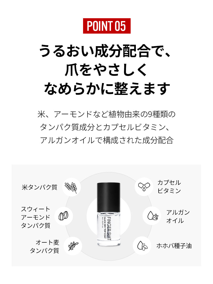 FINGER SUIT クイックドライトップコート