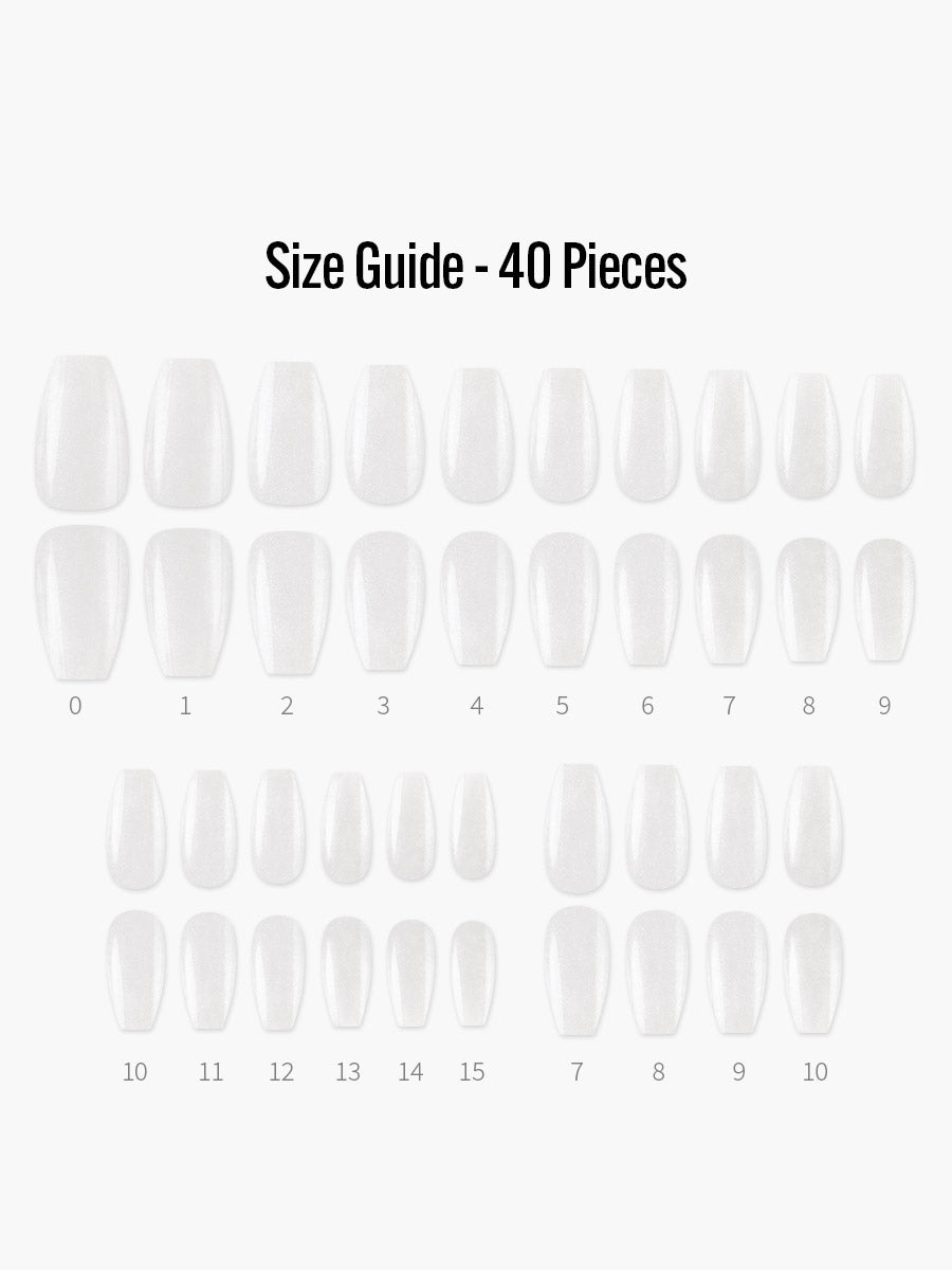 フィンガースーツネイルチップの付属品 - オールインワンセット