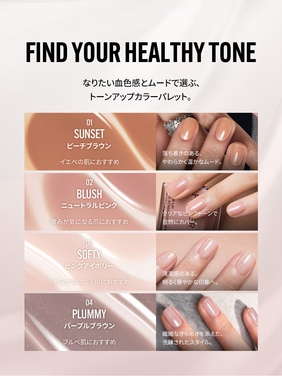 【選べるセット】TONE-UP NAIL CARE SET (美容液 2点+プッシャー)
