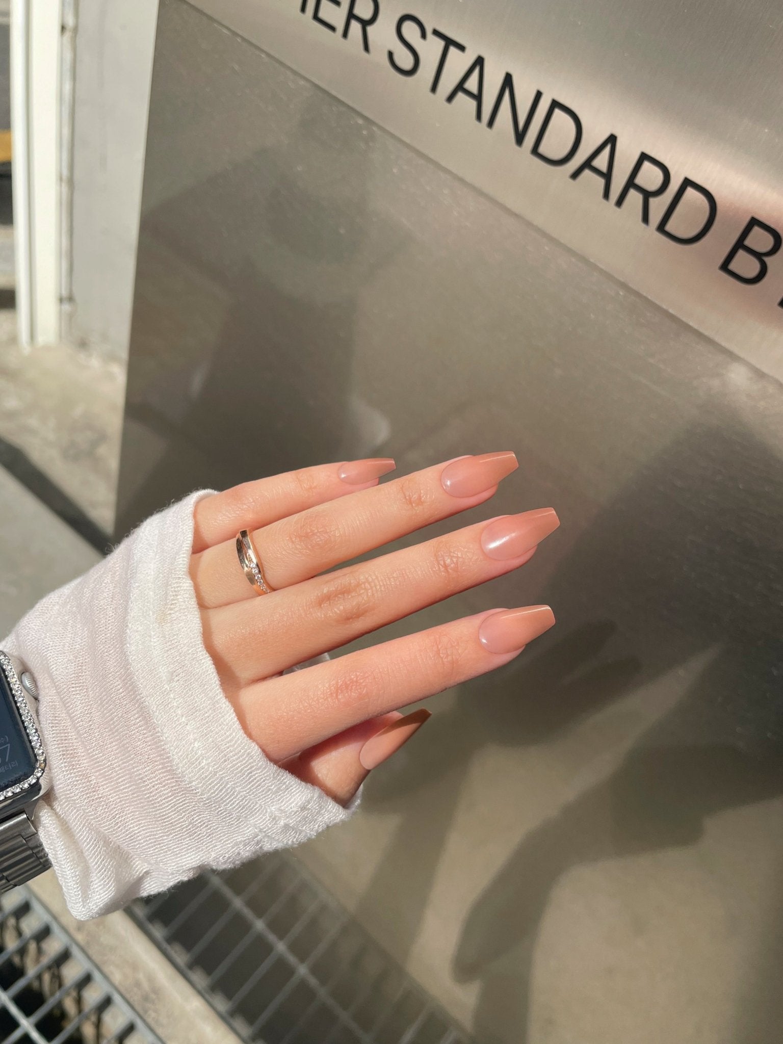 Nude Blush(ヌーディ・ブラッシュ) - FINGER SUIT(フィンガースーツ)ネイルチップ