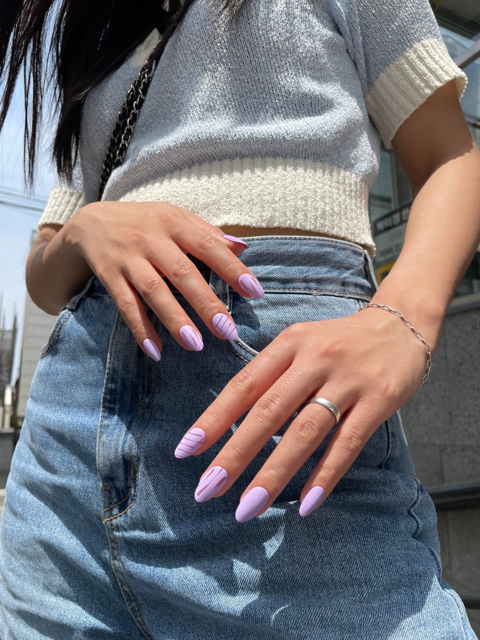 Purple Clay(パープルクレー) - FINGER SUIT(フィンガースーツ)ネイルチップ