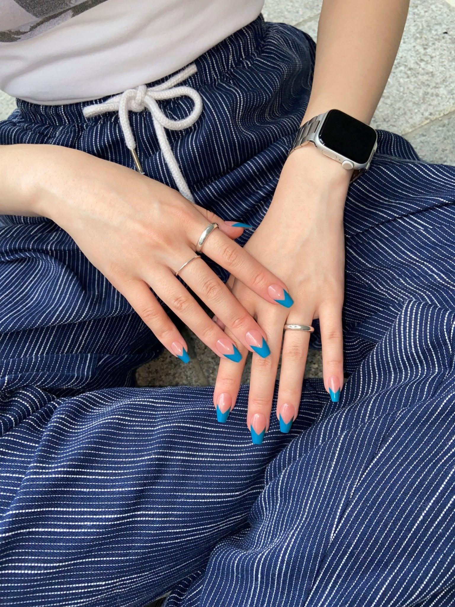 Kinda Blue(キンダブルー) - FINGER SUIT(フィンガースーツ)ネイルチップ