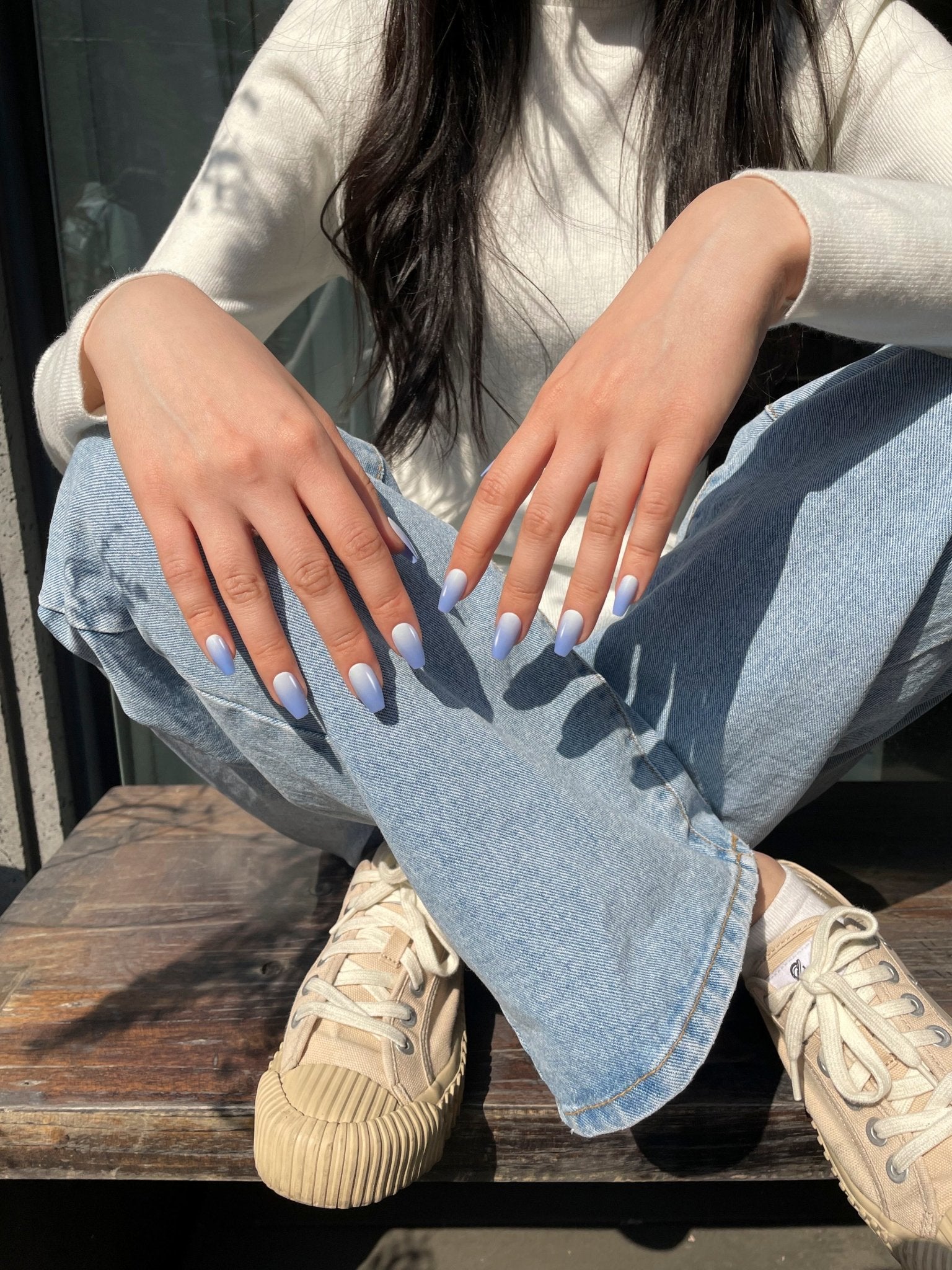 【Honey J 着用】Cream Soda(クリームソーダ) - FINGER SUIT(フィンガースーツ)ネイルチップ