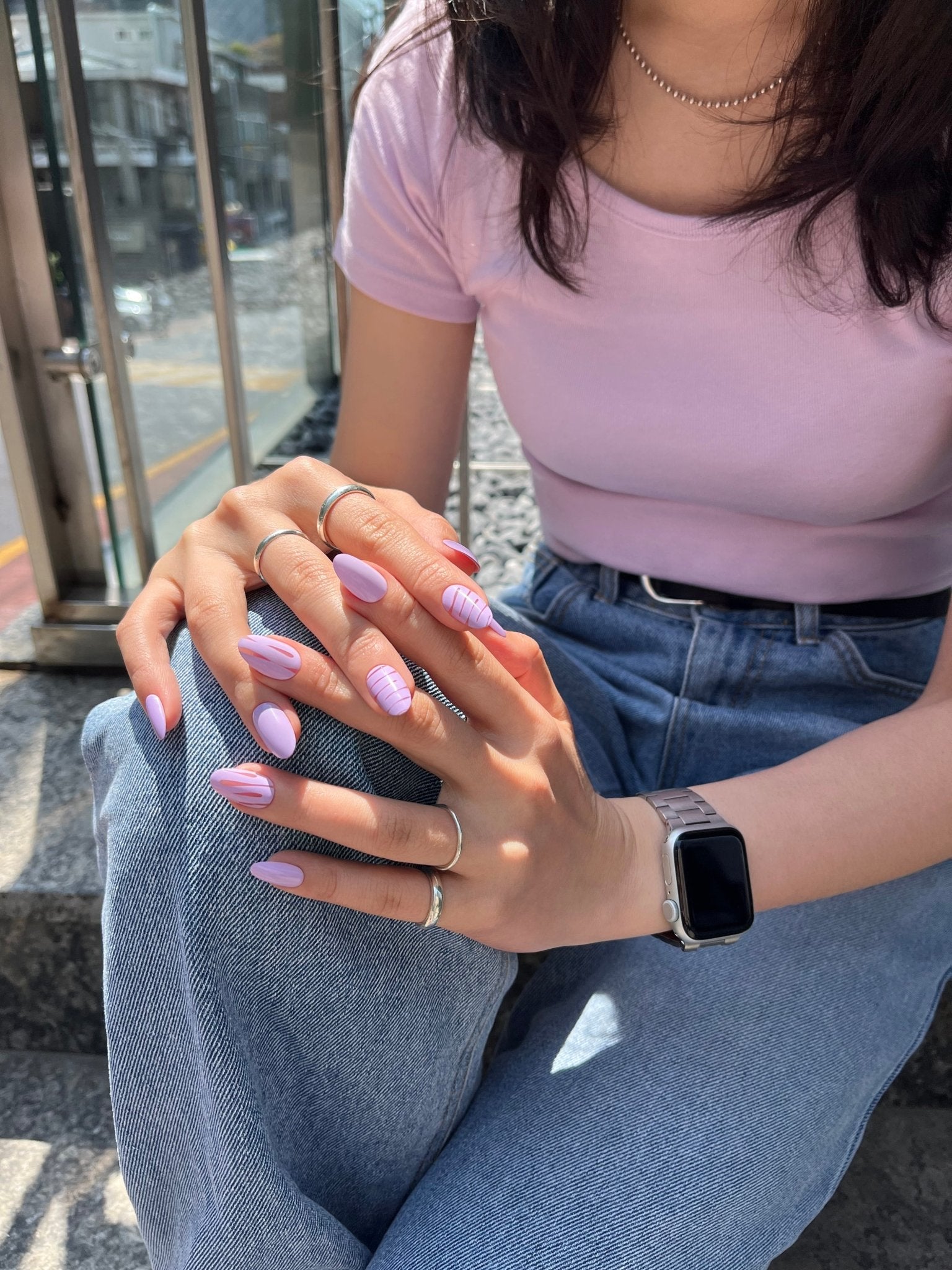 Purple Clay(パープルクレー) - FINGER SUIT(フィンガースーツ)ネイルチップ