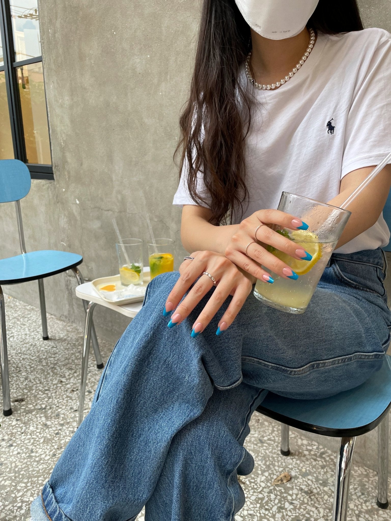 Kinda Blue(キンダブルー) - FINGER SUIT(フィンガースーツ)ネイルチップ