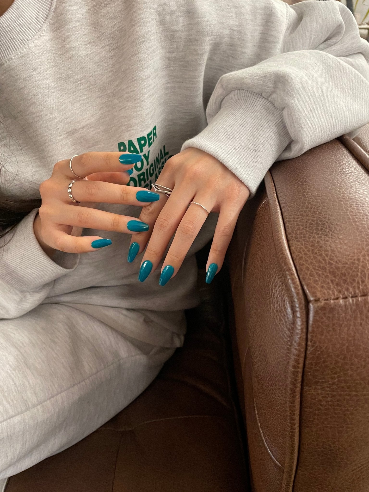 Syrup Turquoise(シロップターコイズ) - FINGER SUIT(フィンガースーツ)ネイルチップ