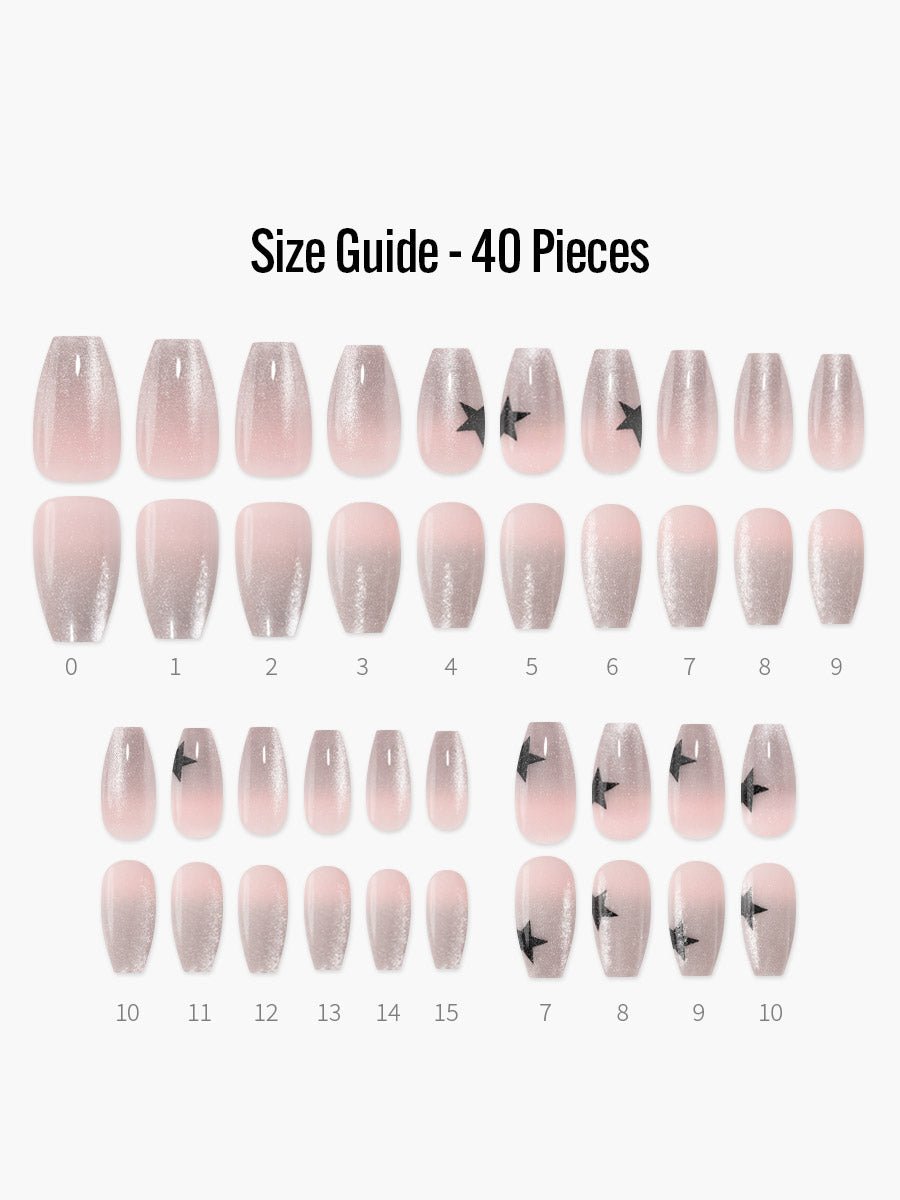 フィンガースーツネイルチップの付属品 - オールインワンセット