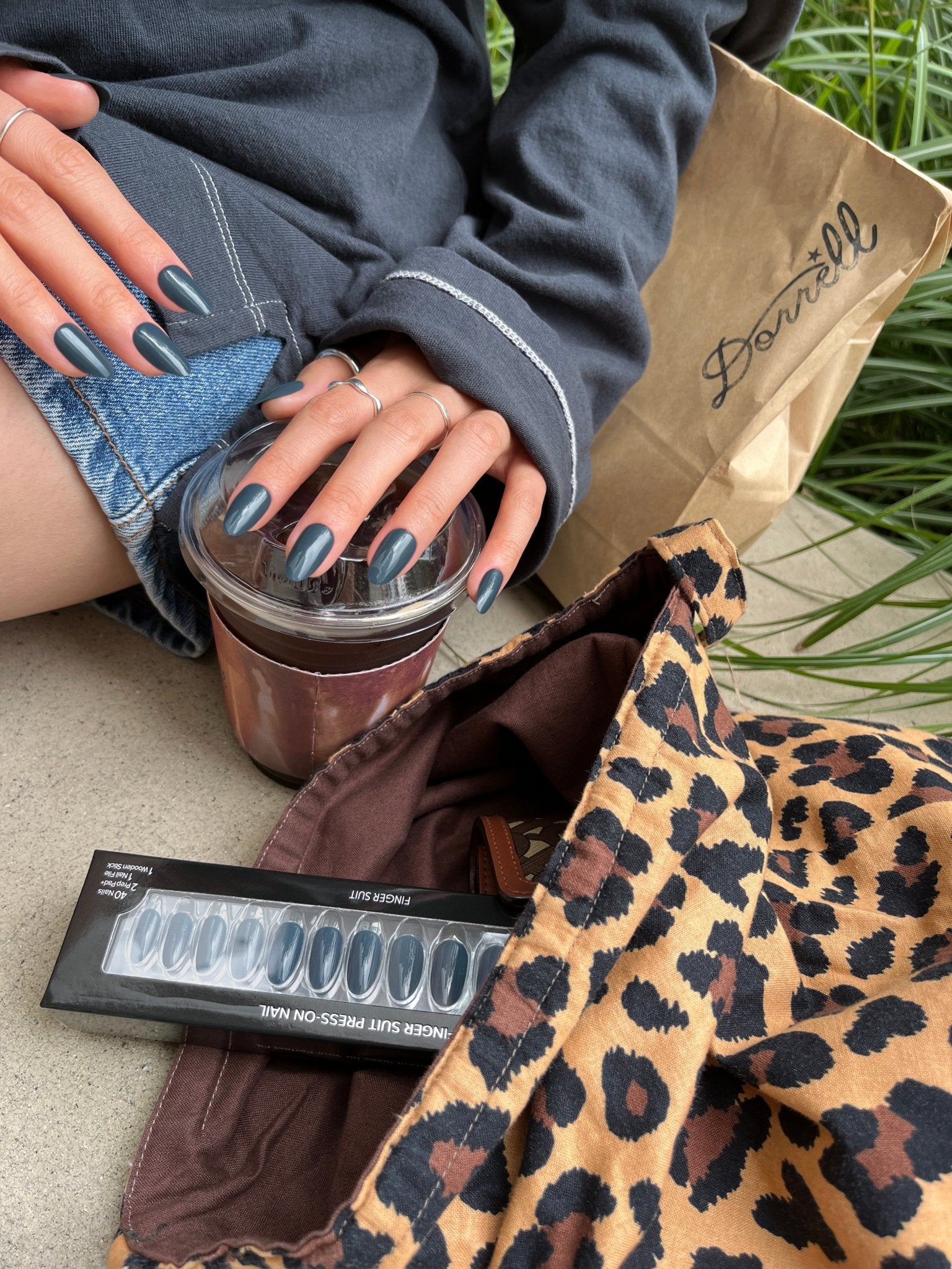 Night Blue(ナイトブルー) - FINGER SUIT(フィンガースーツ)ネイルチップ