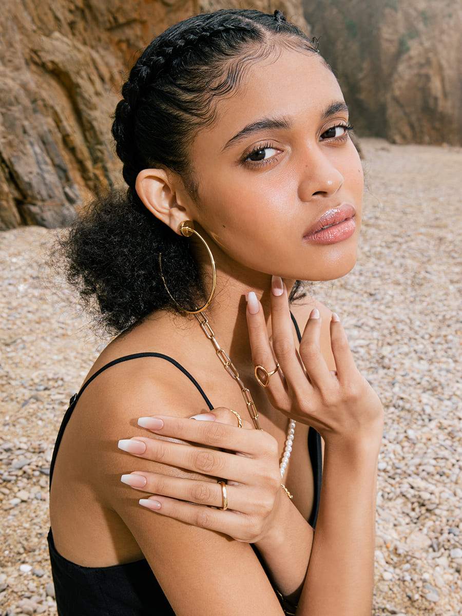 【Kep1er 着用】Baby Boomer (バレリーナ)(ベイビーブーマー) - FINGER SUIT(フィンガースーツ)ネイルチップ