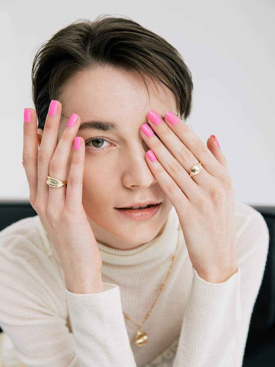 Bubble Gum Pink(バブルガムピンク) - FINGER SUIT(フィンガースーツ)ネイルチップ