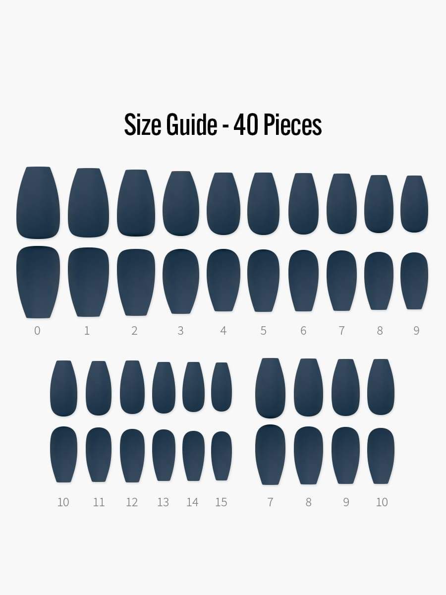 Deep Blue - FINGER SUIT(フィンガースーツ)ネイルチップ