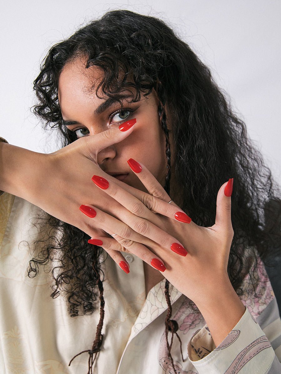 Cherry Syrup(チェリーシロップ) - FINGER SUIT(フィンガースーツ)ネイルチップ