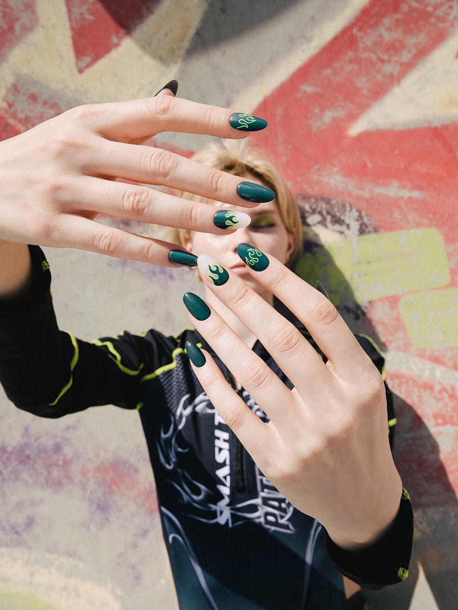 【Kep1er 着用】Spicy Power(スパイシーパワー) - FINGER SUIT(フィンガースーツ)ネイルチップ