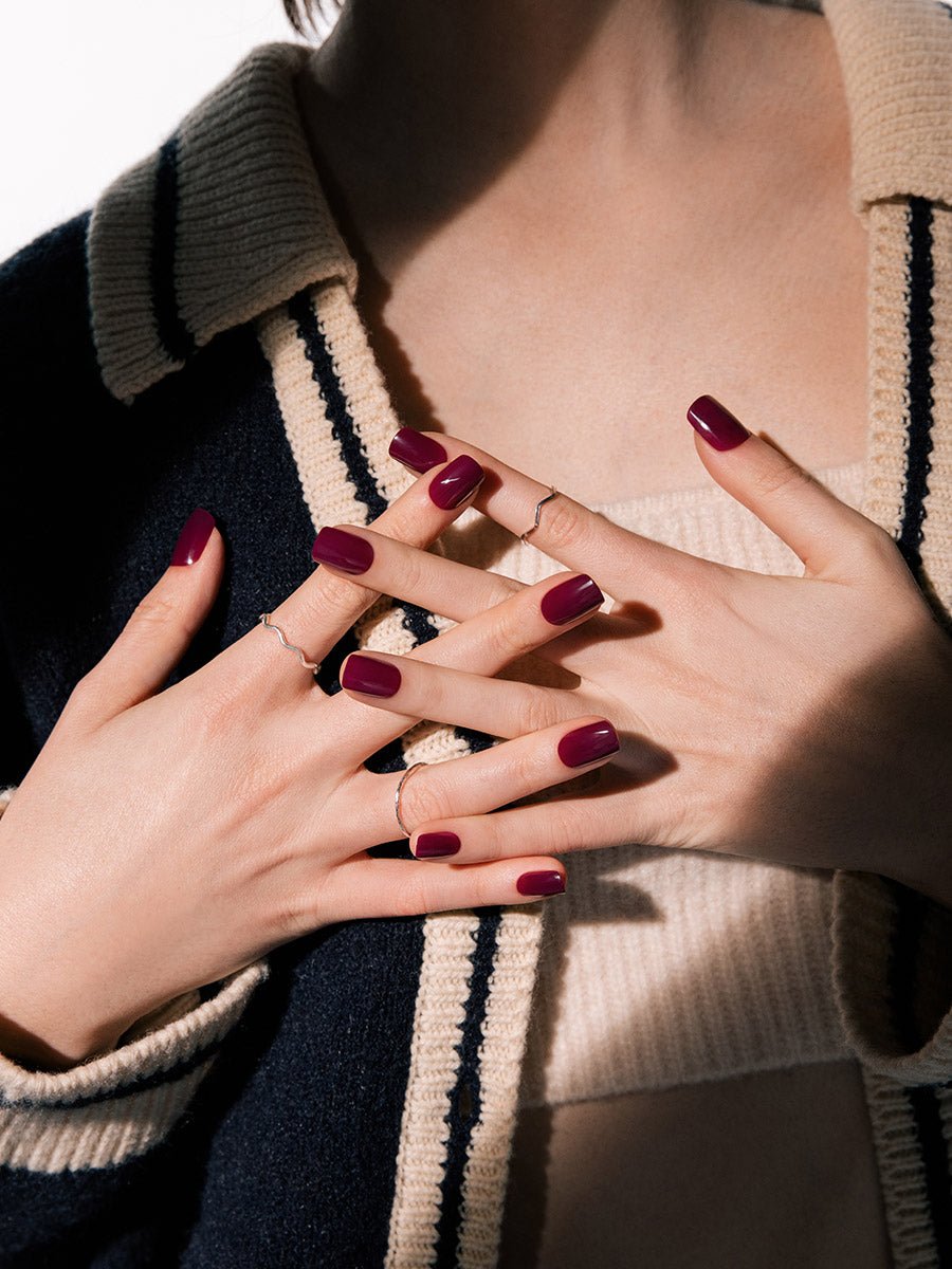 Original Burgundy(オリジナルバーガンディー) - FINGER SUIT(フィンガースーツ)ネイルチップ