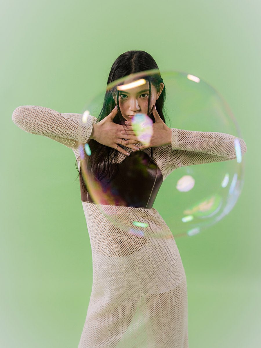 Mermaid Ombre(マーメイドオンブレ) - フィンガースーツネイルチップのサイズガイド(40枚入り、16サイズ)