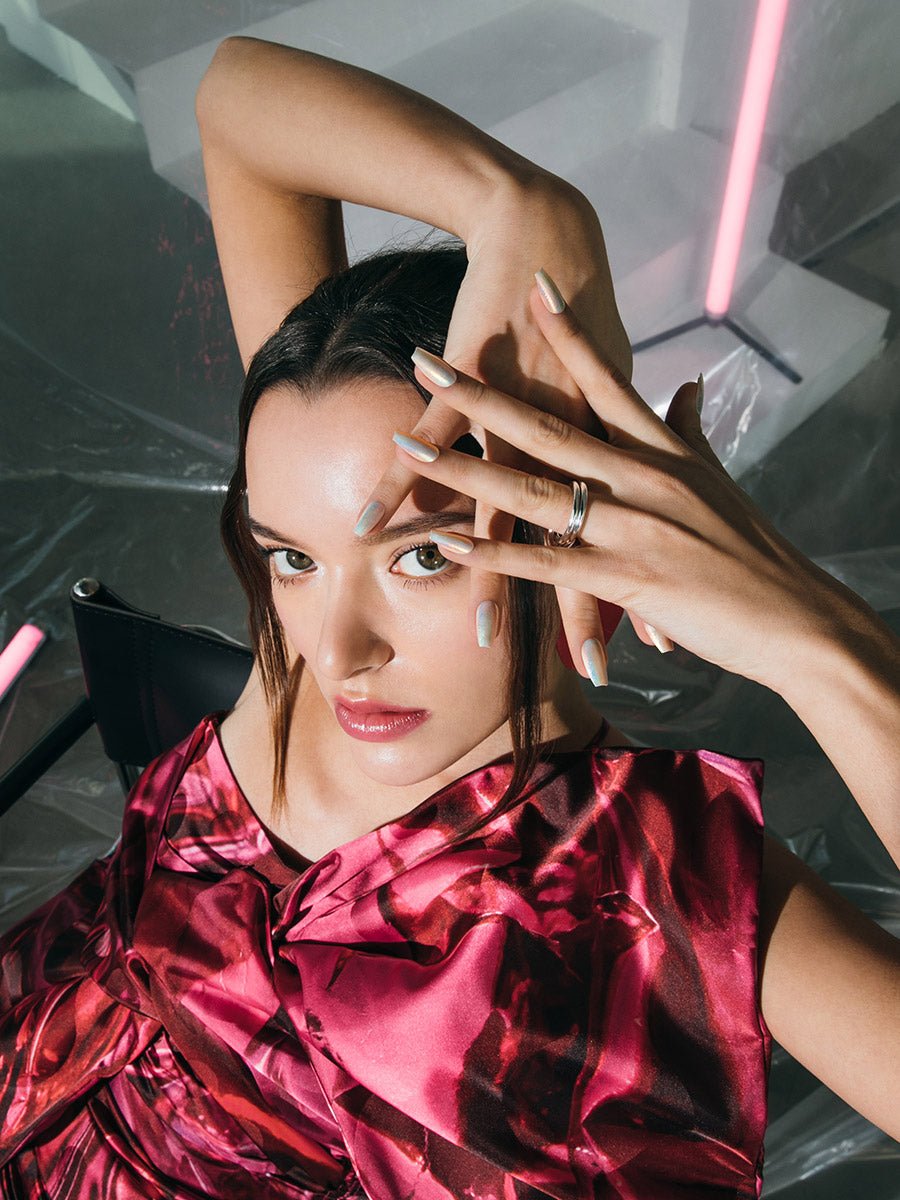 【テヨン・Red Velvet スルギ着用】Ariel(アリエル) - FINGER SUIT(フィンガースーツ)ネイルチップ