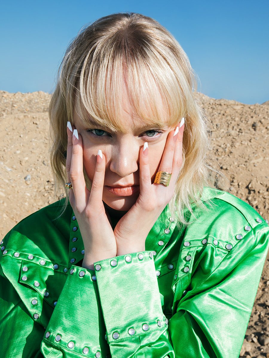 【Kep1er 着用】White Space(ホワイトスぺース) - FINGER SUIT(フィンガースーツ)ネイルチップ