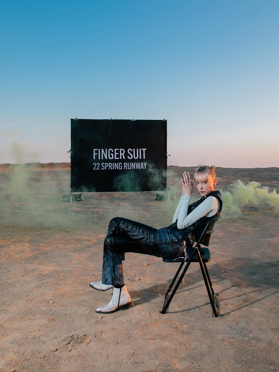 Cream Latte(クリームラテ) - FINGER SUIT(フィンガースーツ)ネイルチップ