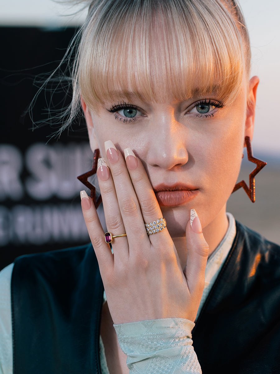 Cream Latte(クリームラテ) - FINGER SUIT(フィンガースーツ)ネイルチップ