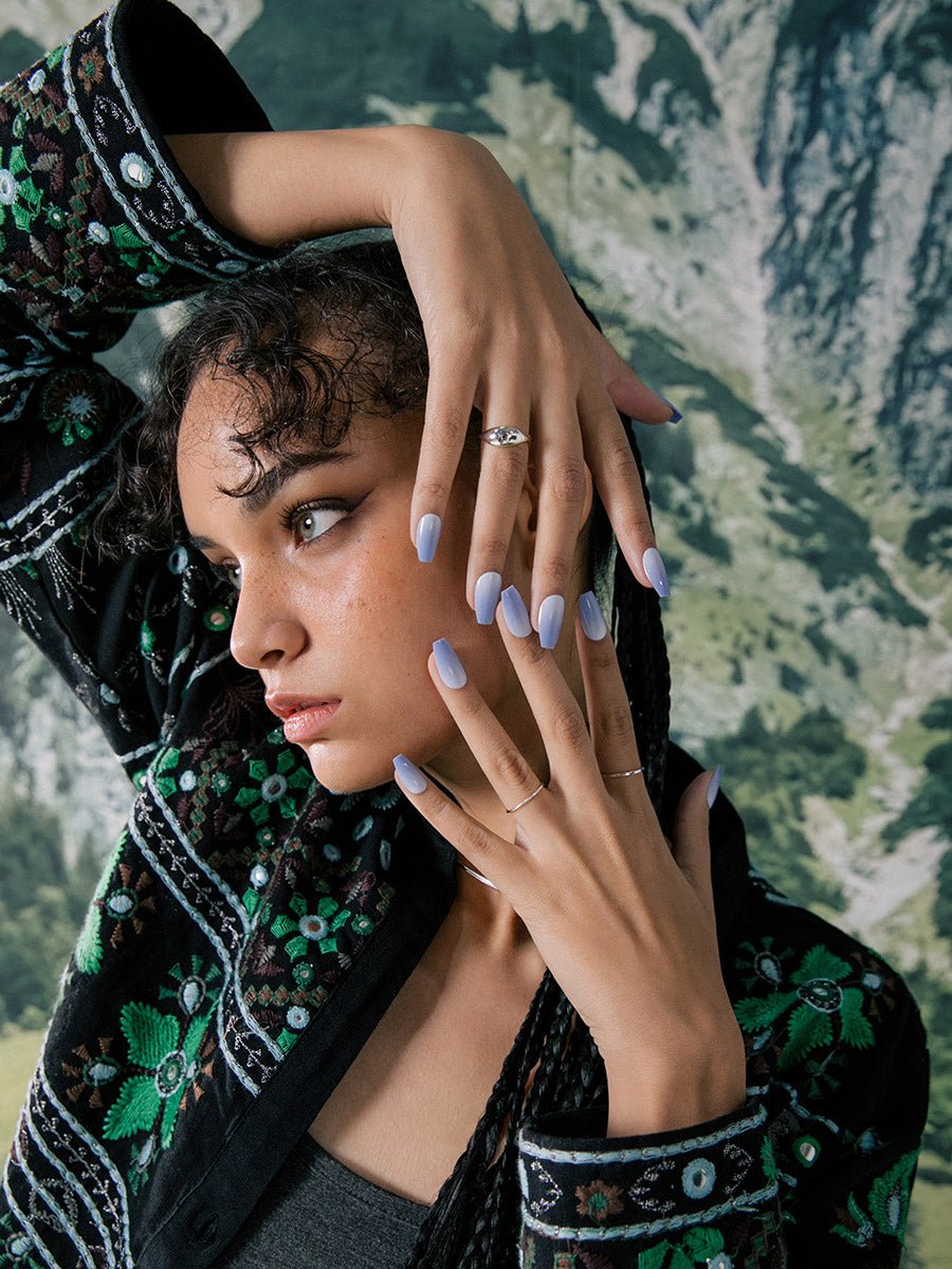 【Honey J 着用】Cream Soda(クリームソーダ) - FINGER SUIT(フィンガースーツ)ネイルチップ