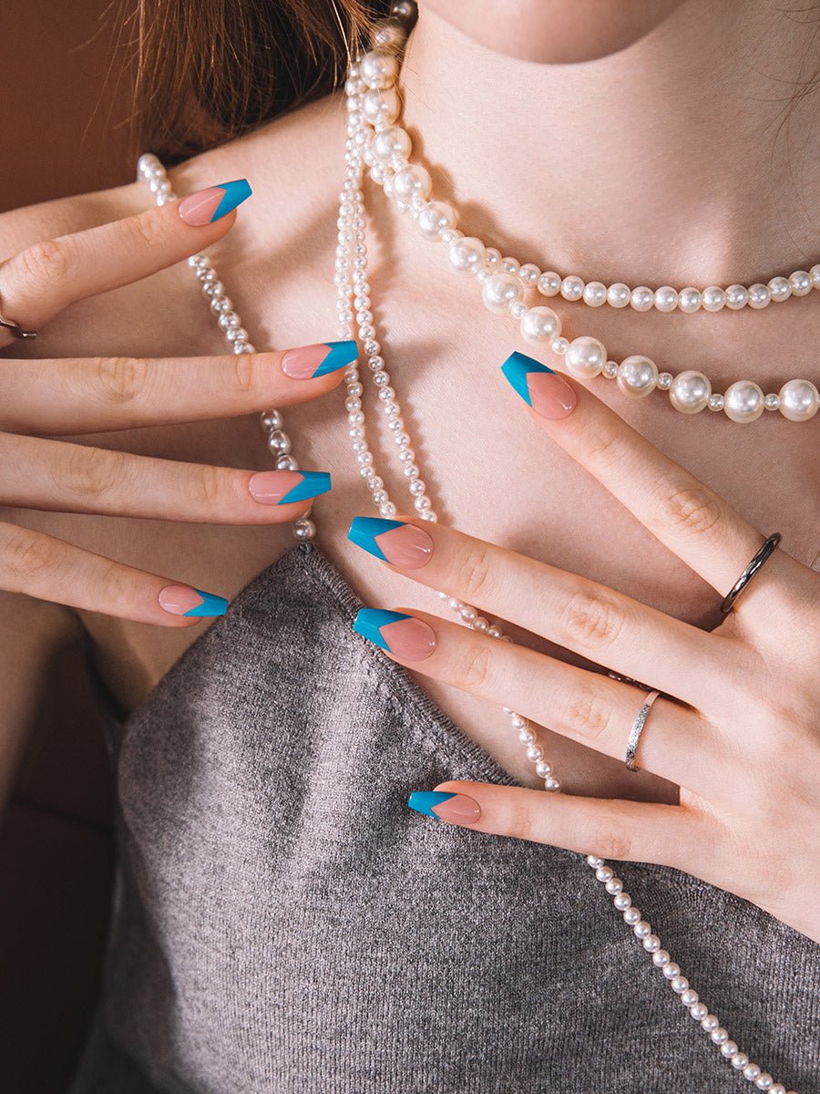 Kinda Blue(キンダブルー) - FINGER SUIT(フィンガースーツ)ネイルチップ