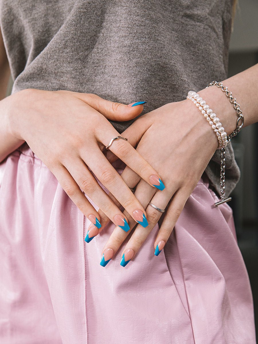 Kinda Blue(キンダブルー) - FINGER SUIT(フィンガースーツ)ネイルチップ