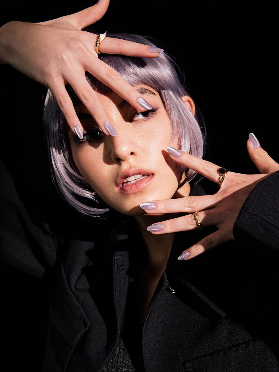 【OH MY GIRL ユア着用】Indigo Flow(インディゴフロー) - FINGER SUIT(フィンガースーツ)ネイルチップ