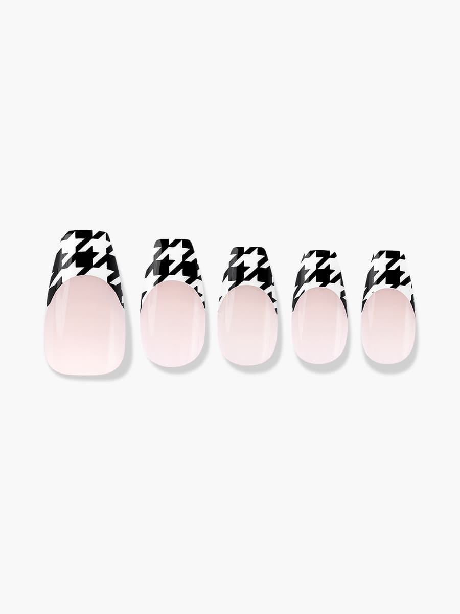 【Kep1er 着用】Houndstooth(ハウンドトゥース) - FINGER SUIT(フィンガースーツ)ネイルチップ