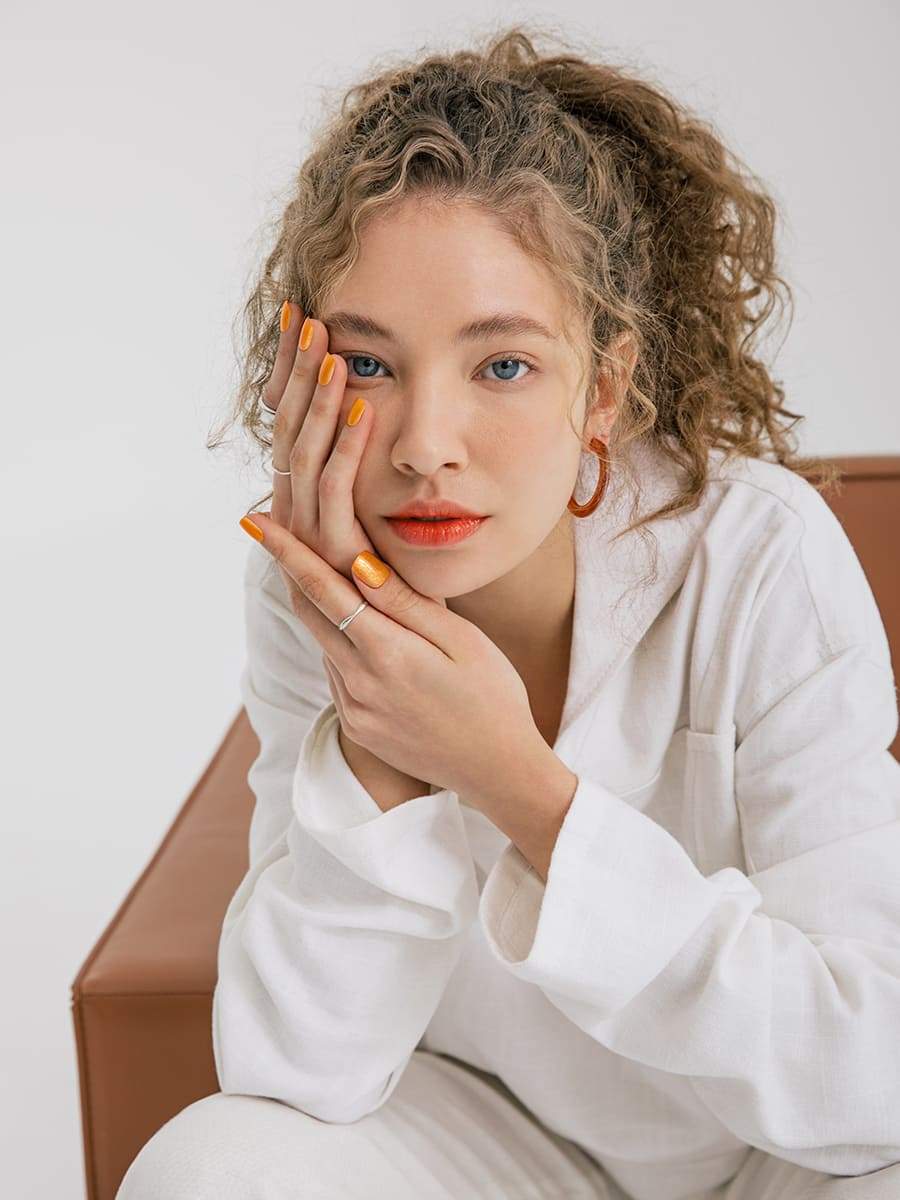 Orange Lollipop(オレンジロリポップ) - FINGER SUIT(フィンガースーツ)ネイルチップ