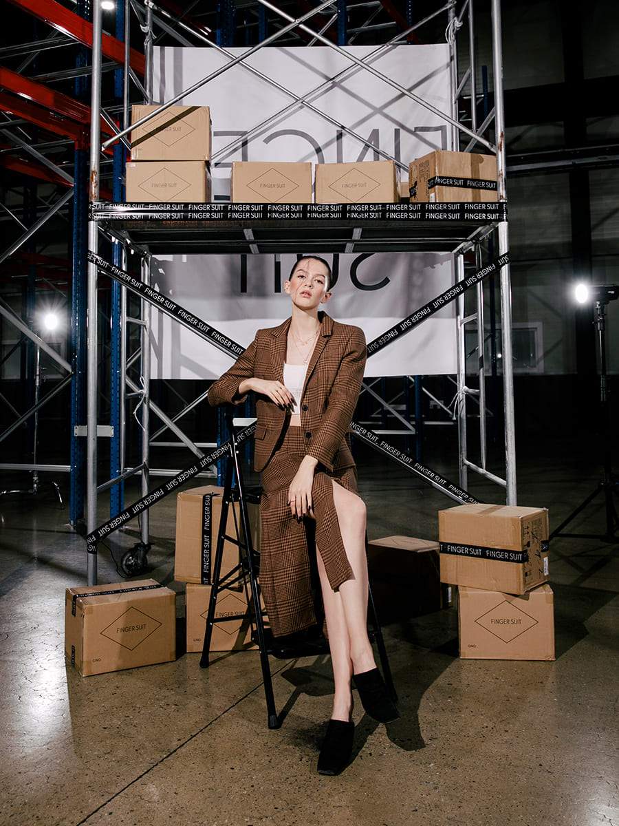 Perfect Black(バレリーナ)(パーフェクトブラック(バレリーナ)) - FINGER SUIT(フィンガースーツ)ネイルチップ