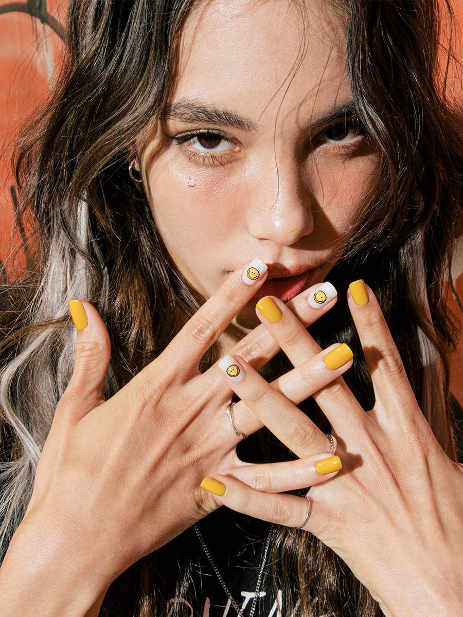 【Kep1er 着用】Positive Vibes(ポジティブバイブス) - FINGER SUIT(フィンガースーツ)ネイルチップ