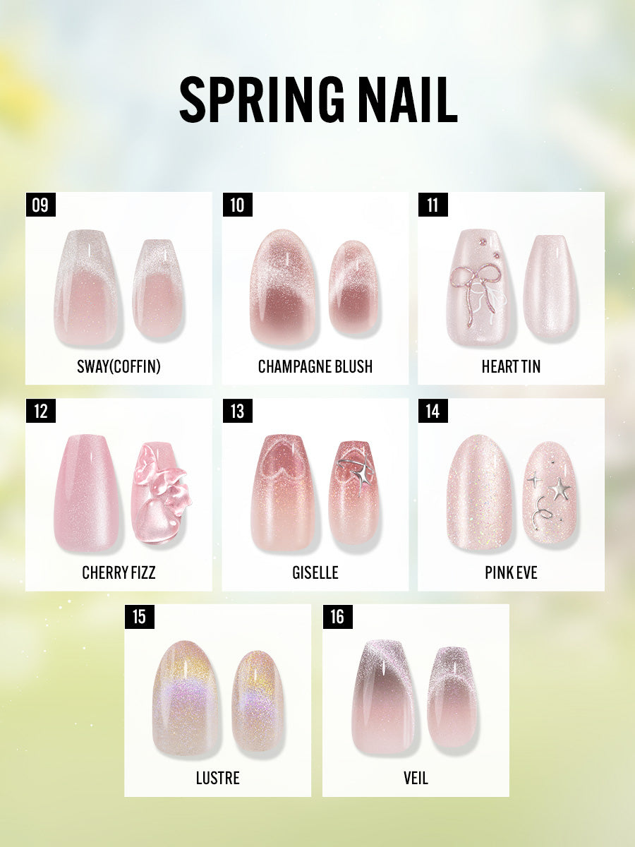 【選べる3点セット】SPRING NAIL 新作（全16種）