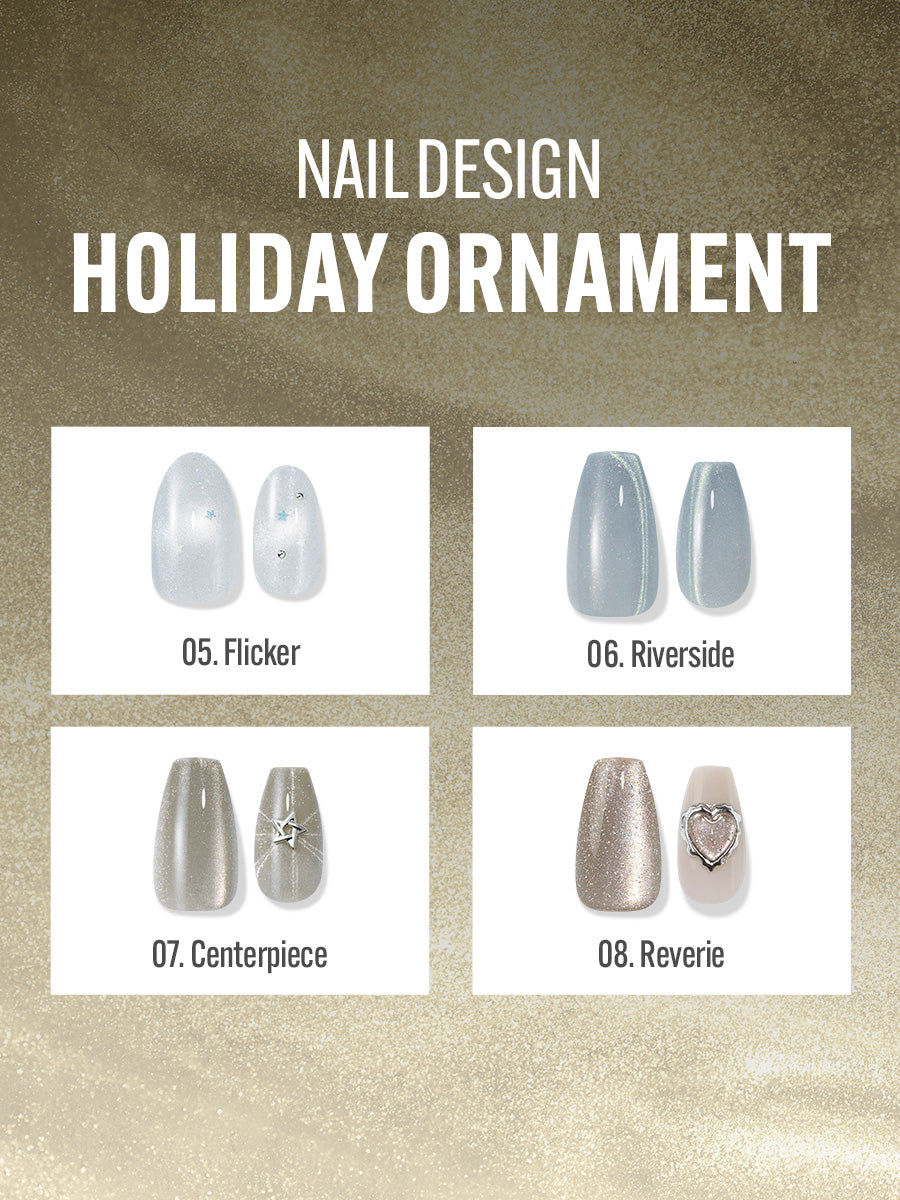 【選べるセット】HOLIDAY NAILTIP（全16種）+シール付き