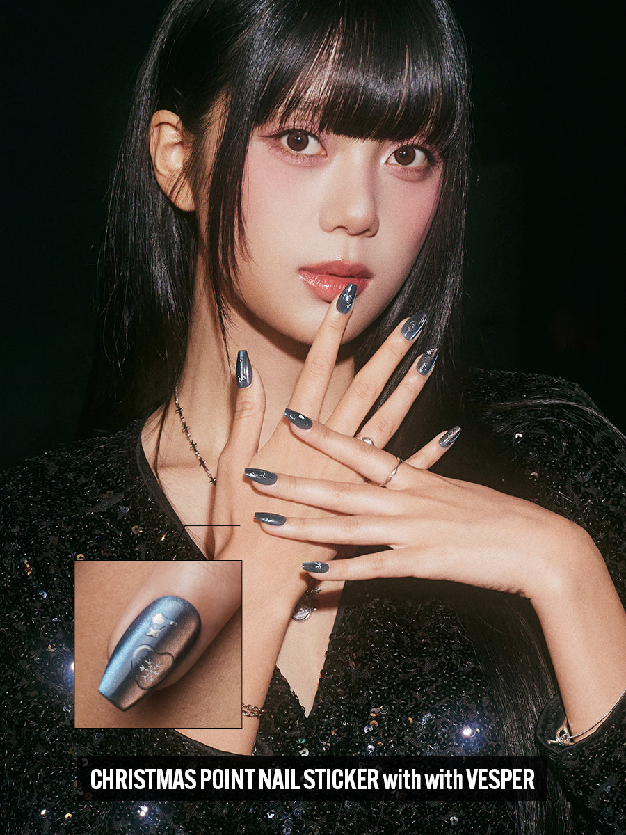 クリスマスポイントネイルシール