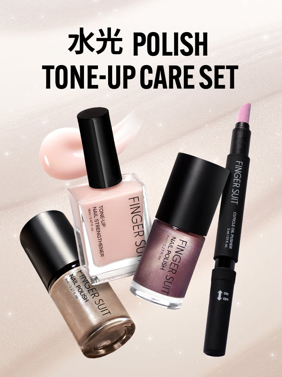 【選べるセット】水光ポリッシュ TONE-UP CARE SET（水光2点＋美容液＋プッシャー）