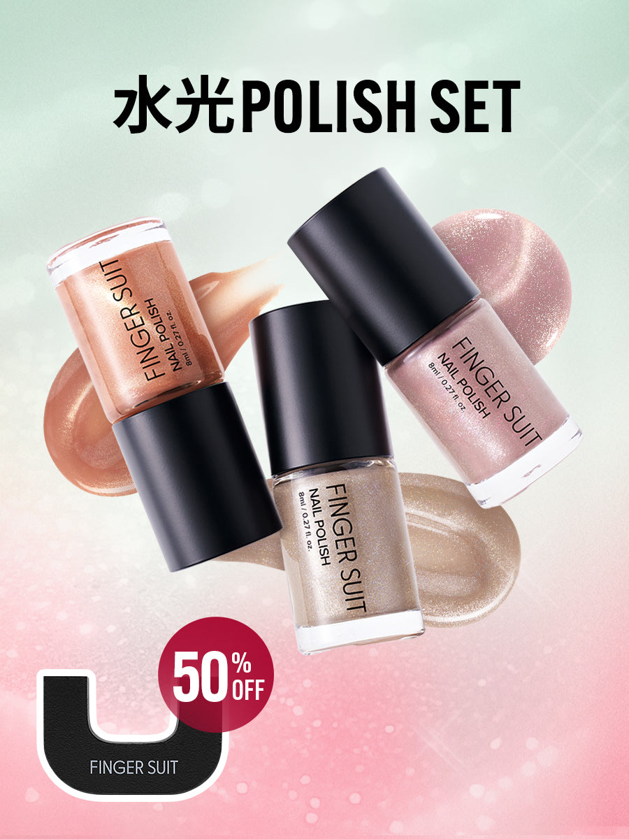 【選べる3点セット】水光POLISH（全18種) + 強力マグネット選択