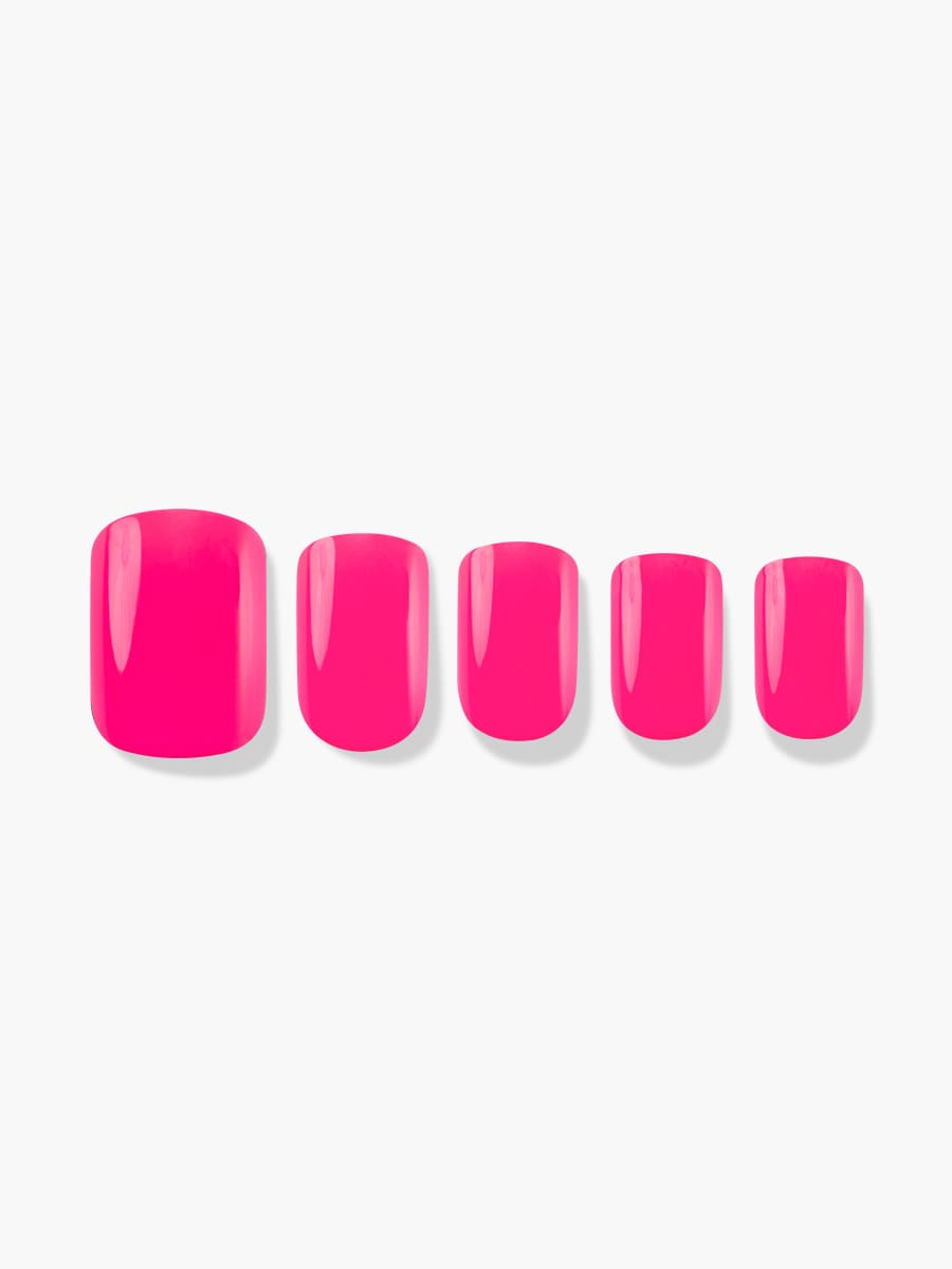 Neon Pink(ネオンピンク) - FINGER SUIT(フィンガースーツ)ネイルチップ